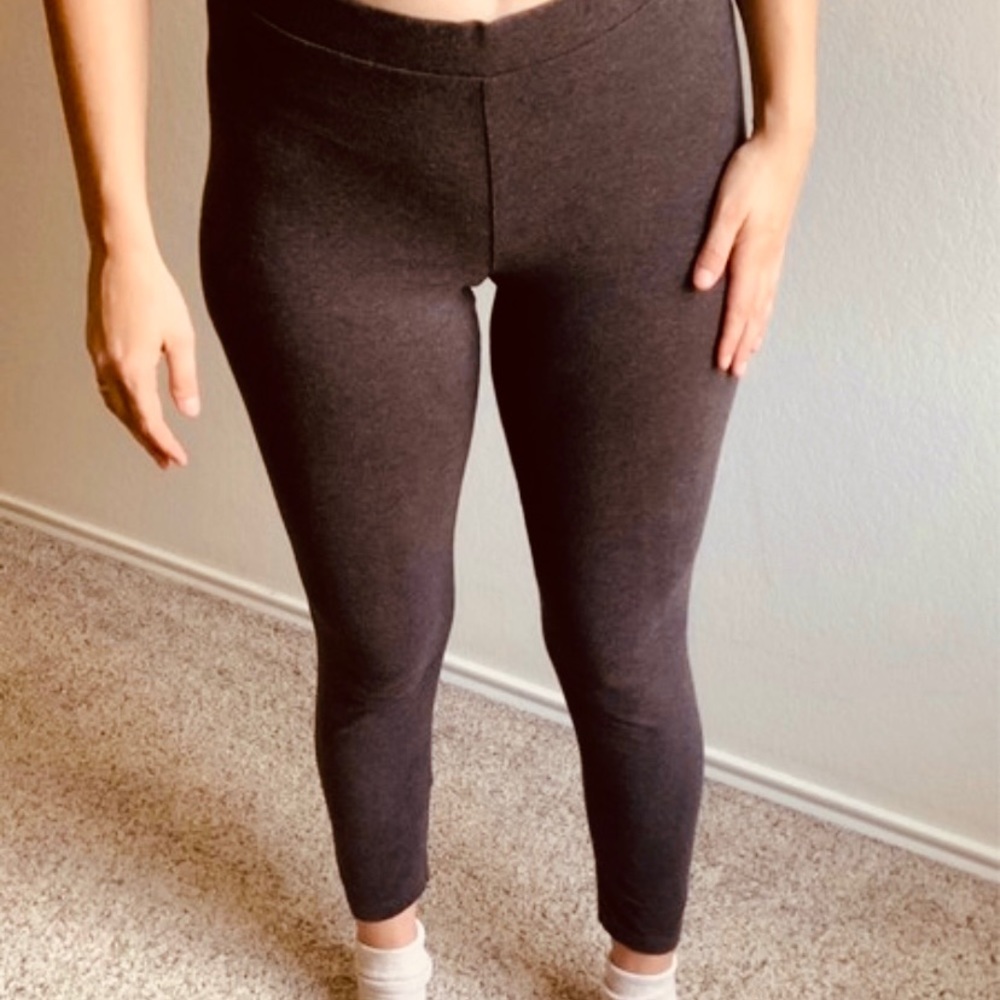 Large Gray J Crew Leggings